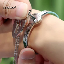 2 шт. в партии индивидуальные инициалы браслеты для женщин подарок на заказ гравированные имя браслет гравировка буквы пара ювелирных изделий