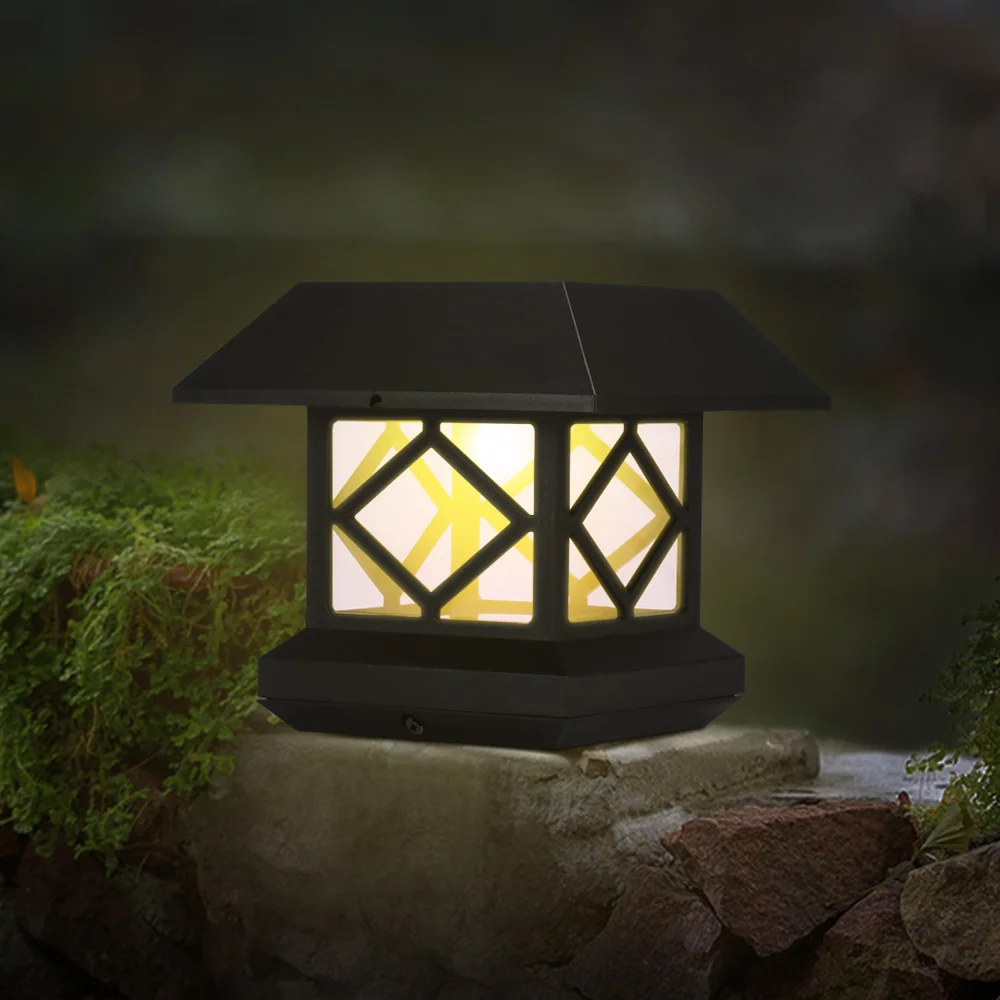 

Outdoor Solar Lamps For Garden light Decoration Fence Villa Parking Column Lamp Gate Courtyard Villa Landscape Fence Solar Light