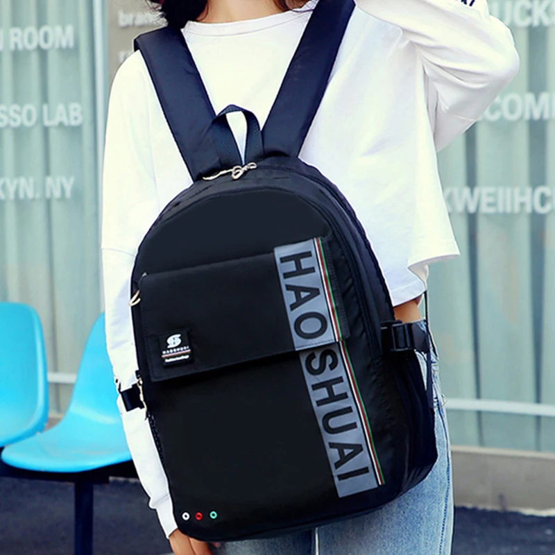 

High Quality Unisex Rucksack Knapsack Student School Bag Travel Fashion Daypack Business Computer Bags Men Women Nylon Backpack