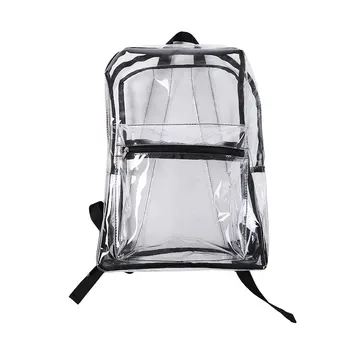 

Fashion Lady Travel Backpack PVC Waterproof Beach Back Pack bags Transparent Daily Organizer Bagpack