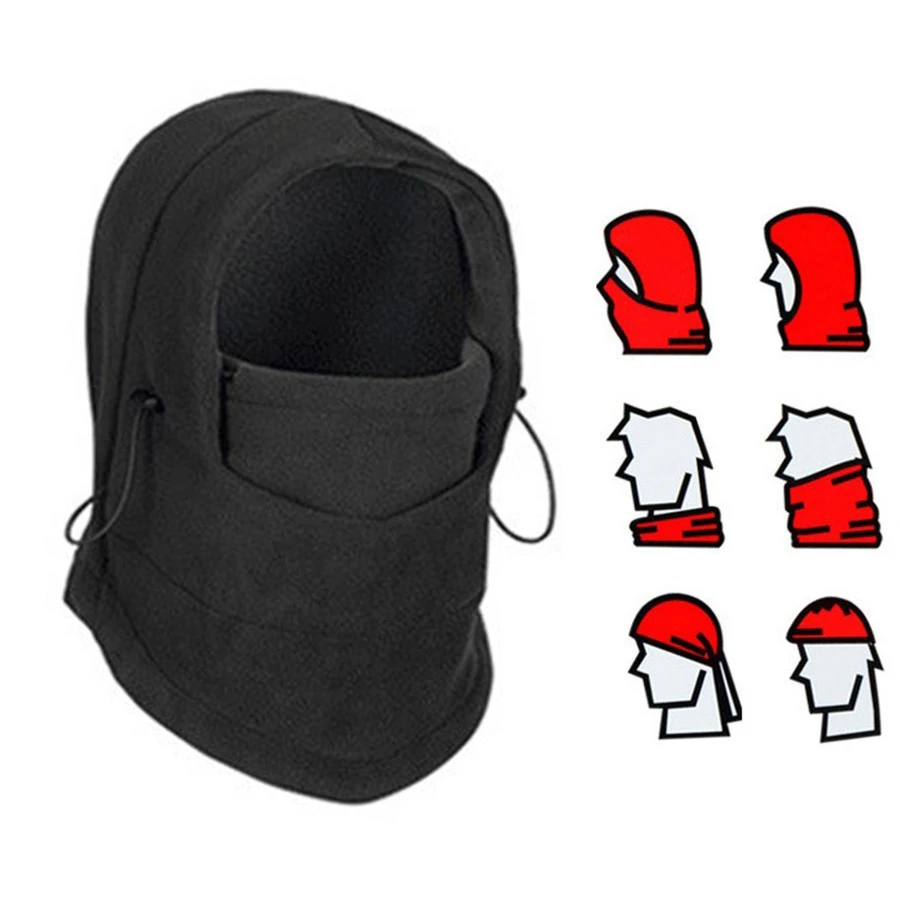 

2019 New Winter Warm Fishing Hat Motorcycle Windproof Face Mask Men Hats With Neck Cover Wool Earmuffs Hunting Road Bike Cycling