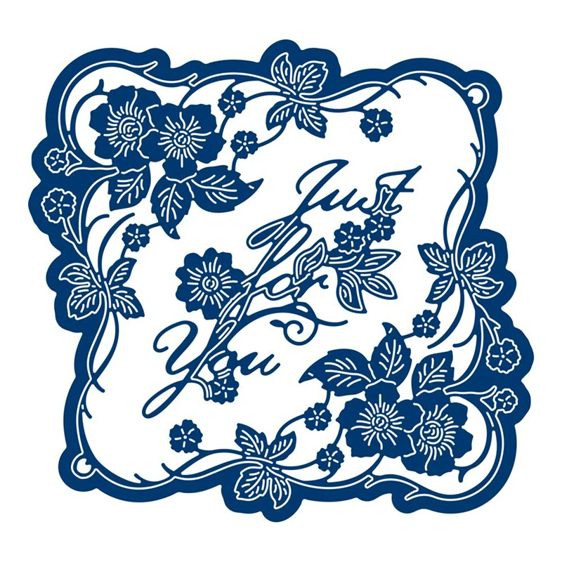 

Sweet Briar Flower Frame Metal Cutting Dies Scrapbooking Craft Dies New for 2019 Die Cuts Card Making Stencils Embossing