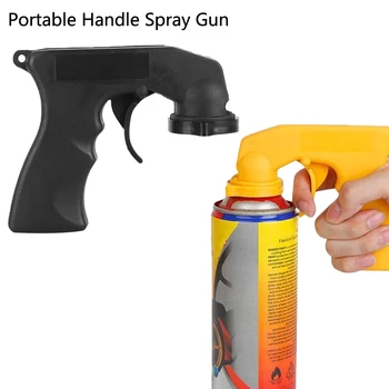

New Paint Care Aerosol Spray Gun Handle Spray Adaptor Full Grip Trigger Locking Collar Car Maintenance Hand Tools for Car