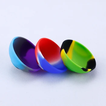 

5pcs/lot Bowl Shape Silicone Container Food Grade Small Rubber 16.5ML Jars Dab Tool Storage Oil Holder Mini Wax Herb Container