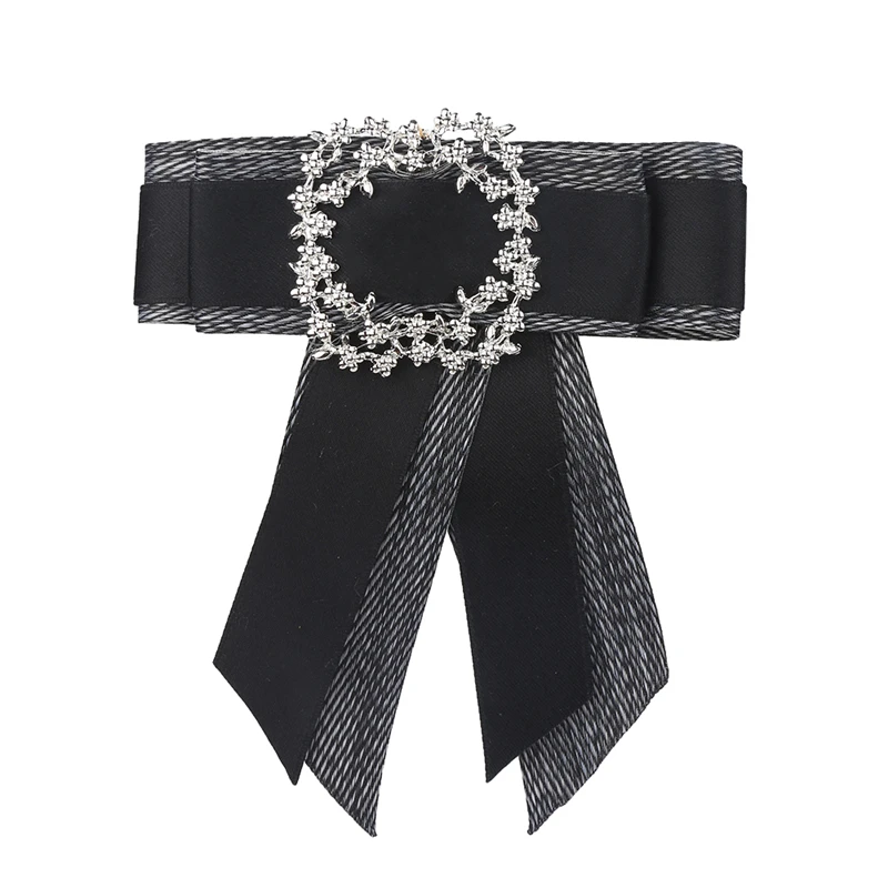 

Junlead Fashion Bowknot Buckle Jewelry Cloth Clip Up dresses Statement make Ribbon fancy delicate bow Brooches pins for women