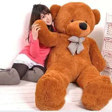 Чучело 180 см темно-коричневый мишка плюшевый игрушка мягкая кукла подушка подарок w2064