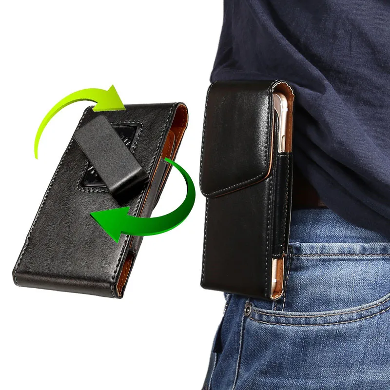 NewFor Samsung Galaxy S8 Belt Clip Holster Luxury PU