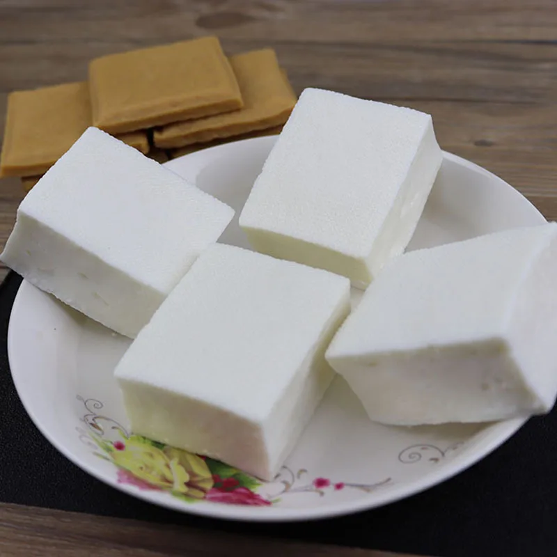 

Simulation Tofu Blocks Fake Tofu Dried Tofu Food Model Simulation Vegetarian Infant Enlightenment Education Props Hotel Props