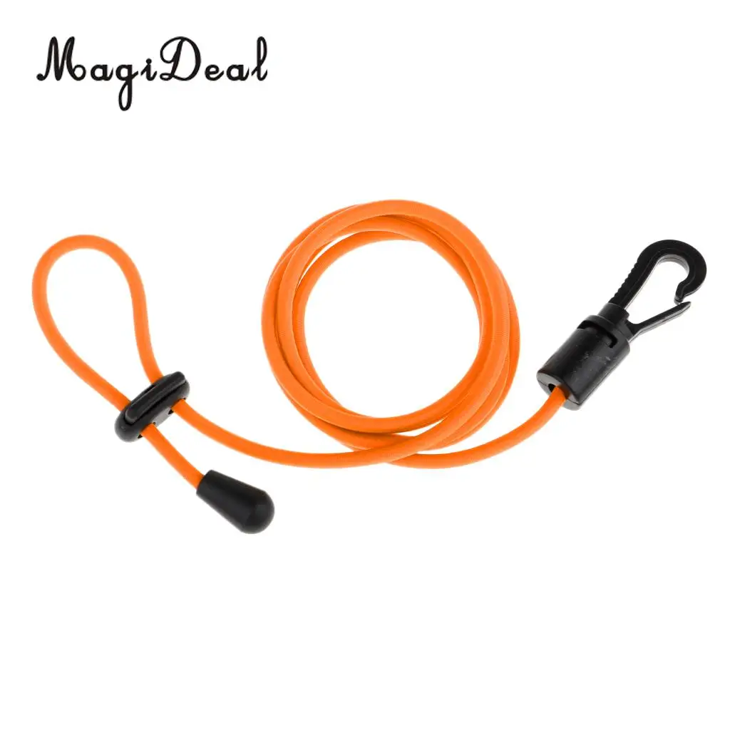 Perfeclan Elastic Safety Kayak Boat Paddle Leash Fishing Rod Cord Bungee Rope for Diving Fishing Boat Sailing Equipment