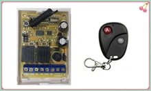 DC 12V DC 24V 2CH RF Wireless Remote Control Lighting Switch System transmitter Receiver 2CH Relay Smart Home Garage Door/lamp