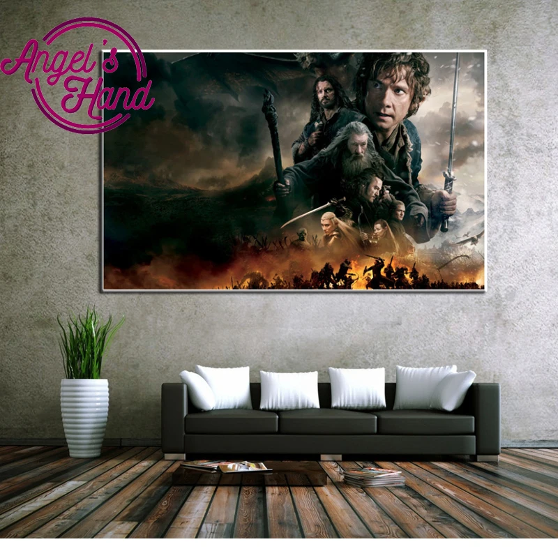 5D DIY Diamond Painting The Lord Of The Rings,diamond Embroidery Full Square Diamond Cross
