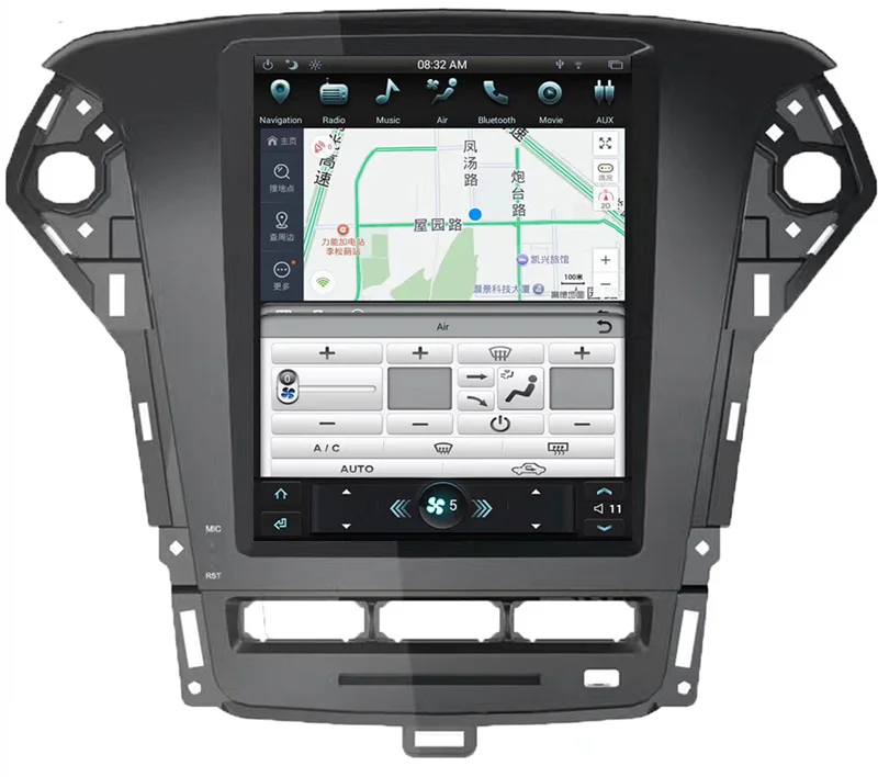 Perfect For Ford Mondeo 2013-2018 Vertical Screen Auto Audio 2GB+32GB 12.1" Tesla Android Car Radio GPS Multimedia Stereo 4