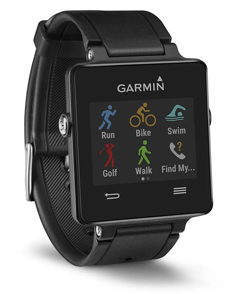 ZycBeautiful для Garmin vivoactive Run плавание Гольф езда gps Смарт часы - Цвет: Черный