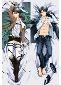

Attack On Titan Dakimakura Hugging Body Bedding Pillow Case Cover 150CM