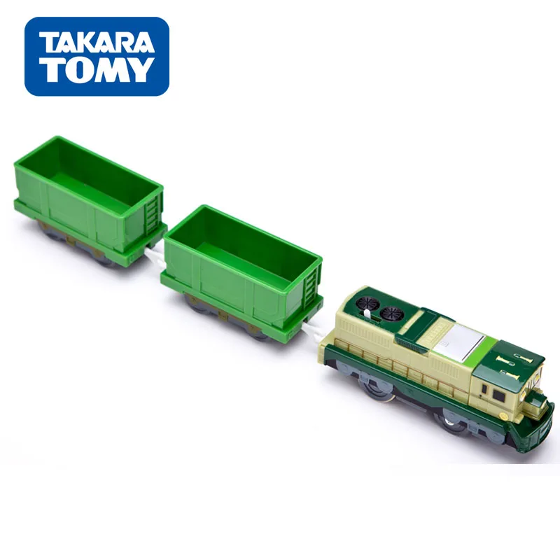 Фирменная Новинка Takara Tomy Plarail Chuggington CS-04 Данбар Электрический моторизованный игрушечный поезд