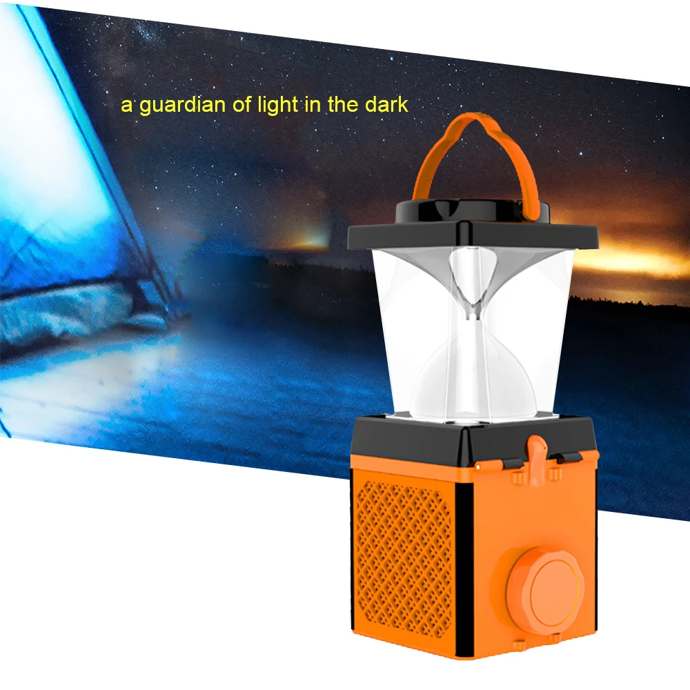 Brine Charging Travel Lights Salt Water Powered LED Lantern Portable