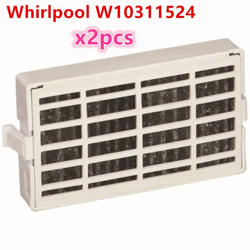 2Pcs Refrigerator accessories Parts air hepa filter for Whirlpool W10311524 AIR1 Refrigerator Air Filter 