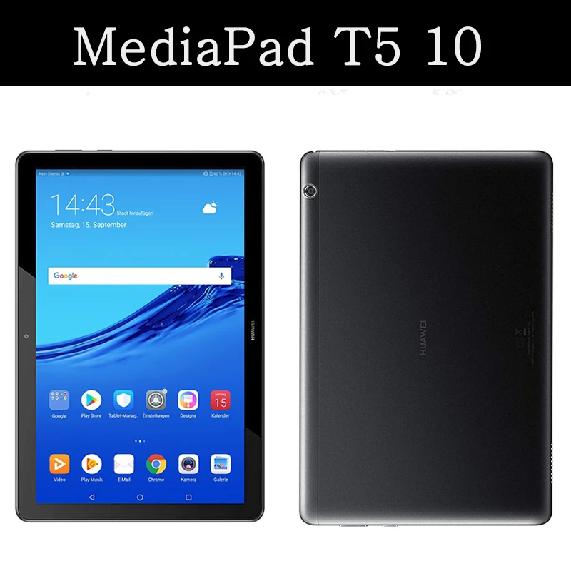 QIJUN чехол для HUAWEI MediaPad T5 10 AGS2-W09/W19/L09/L03 почтовый ящик 5 10," откидной кожаный Смарт-стенд окрашенный чехол-подставка