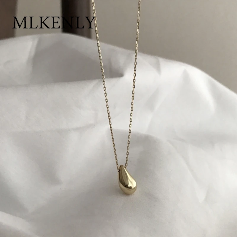 

Cute Drop Desig Chocker 925 Silver Chain Choker Necklace For Women Necklaces Pendants Collares Mujer collier femme joyas collana