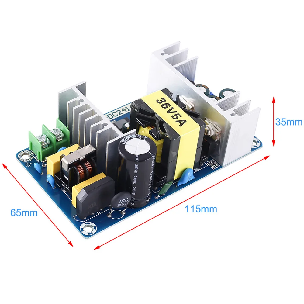 Isolation преобразователь изоляции Импульсный блок питания 110 В 220 В до 36 В 5A 180 Вт понижающий модуль