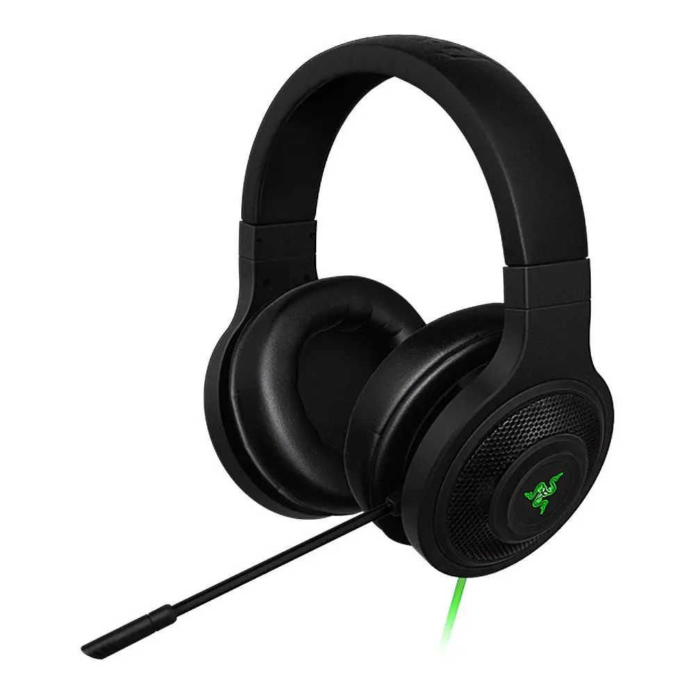 Razer Kraken esencial auriculares con aislamiento de ruido-oído analógico de 3,5mm con micrófono para PC/portátil/teléfono 1,3 m negro auriculares para juegos - 3