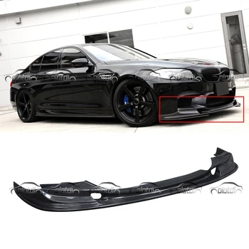 

3D Design Style Real Carbon Fiber Front Lip Bumper Spoiler for BMW 5 Series F10 F11 M5 Good Go / AN Bumper KitsCar Styling
