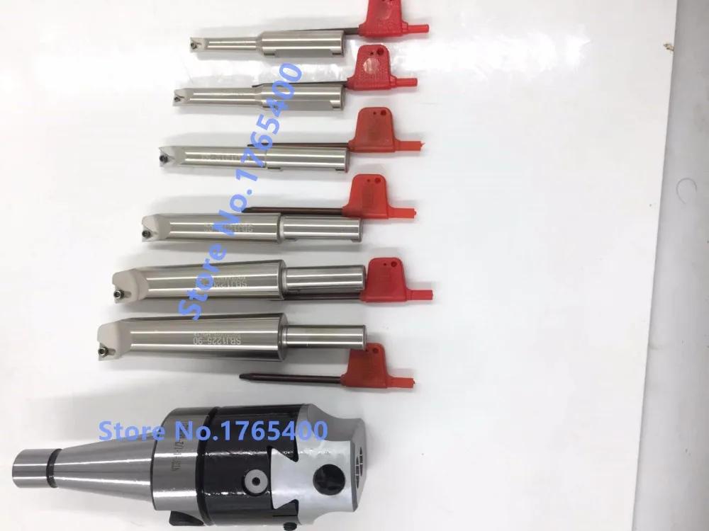 Новая буровая головка NT40 Arbor & F1 12 50 мм и хвостовик 6 шт. буровых стержней 10