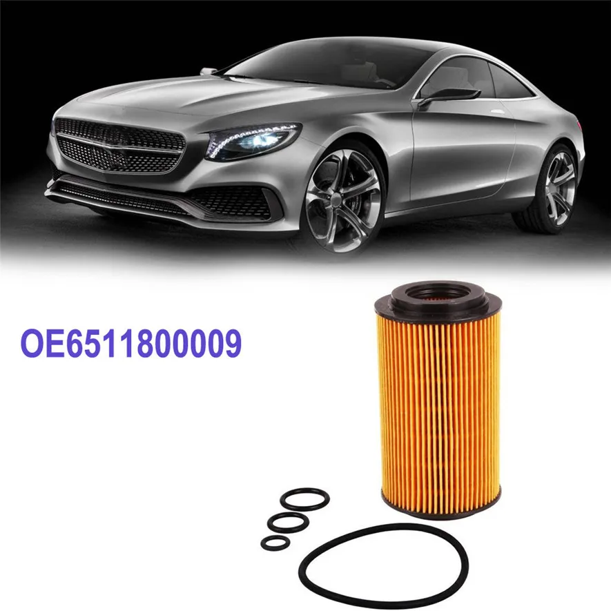 Комплект масляного фильтра двигателя с уплотнительным кольцом для Mercedes W166 W212 W204