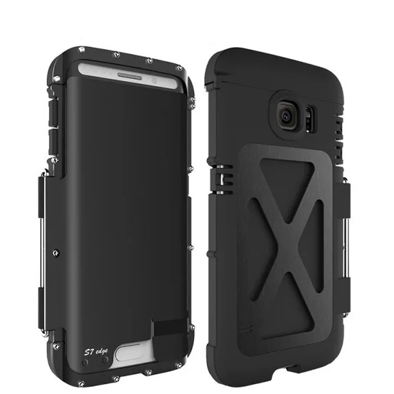Para samsung galaxy s7 s7edge R JUST Armor King funda Flip metal caja del teléfono de samsung g9300 s7/s7 borde g9350 Iron Man caso|case for samsung s7|case flipcase for AliExpress