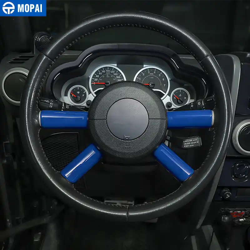 Mopai Abs Car Interior Steering Wheel Decoration Cover Trim
