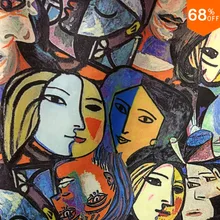 3 метров Нидерланды известный голландский художник картины маслом Винсента Ван Гога материал занавеса платье Материал шить ткани абстрактный ри