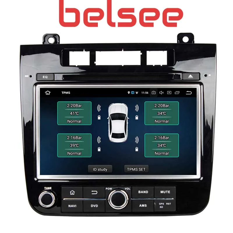 Discount Belsee Octa Core Ram 4GB Android 8.0 GPS Navigation DVD Player System Radio for Volkswagen V W forTouareg 2011 2012 2013 2014 4