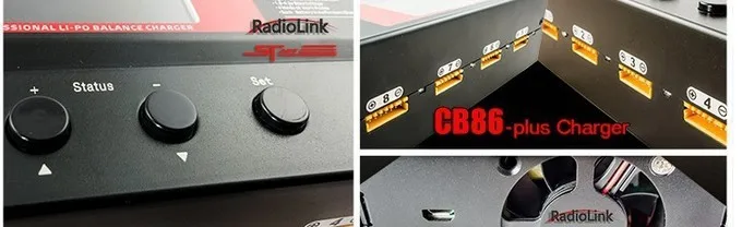 Портативное зарядное устройство CB86 Plus для 8 шт. 2-6S Lipo батарея одновременно профессиональная для RC вертолета 2-6S Lipo батарея