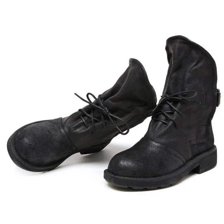 Zapatos mujer sapato женские ботильоны на толстом низком каблуке дамские chaussure шнуровке