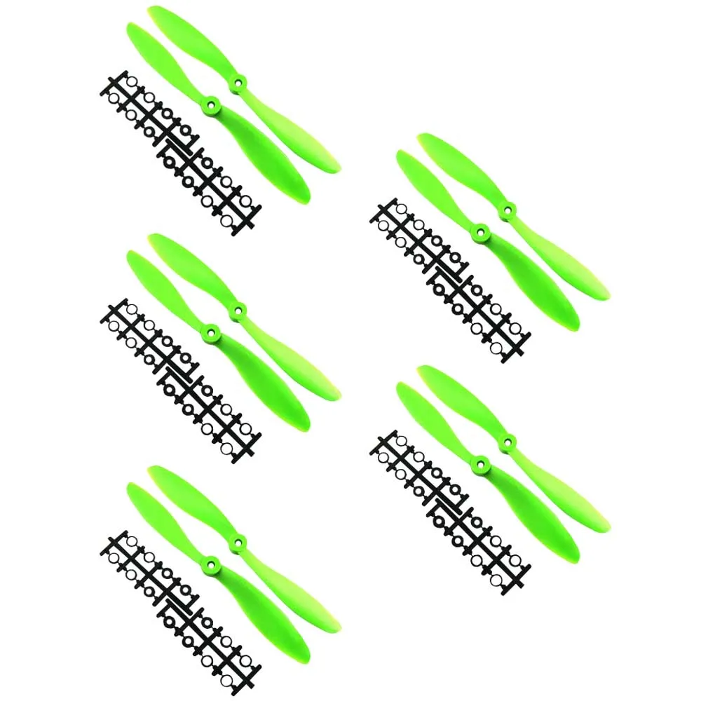 

8045 8045R Propeller Prop CW CCW Propeller for XA Multicopter quadcopter FPV 80x4.5 helice 8045 Green 5 pairs/10 pcs