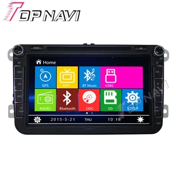 

Topnavi 8" Car DVD GPS For VW Univresal (high version) Car Radio Multimedia Audio Stereo In Dash,Wince System