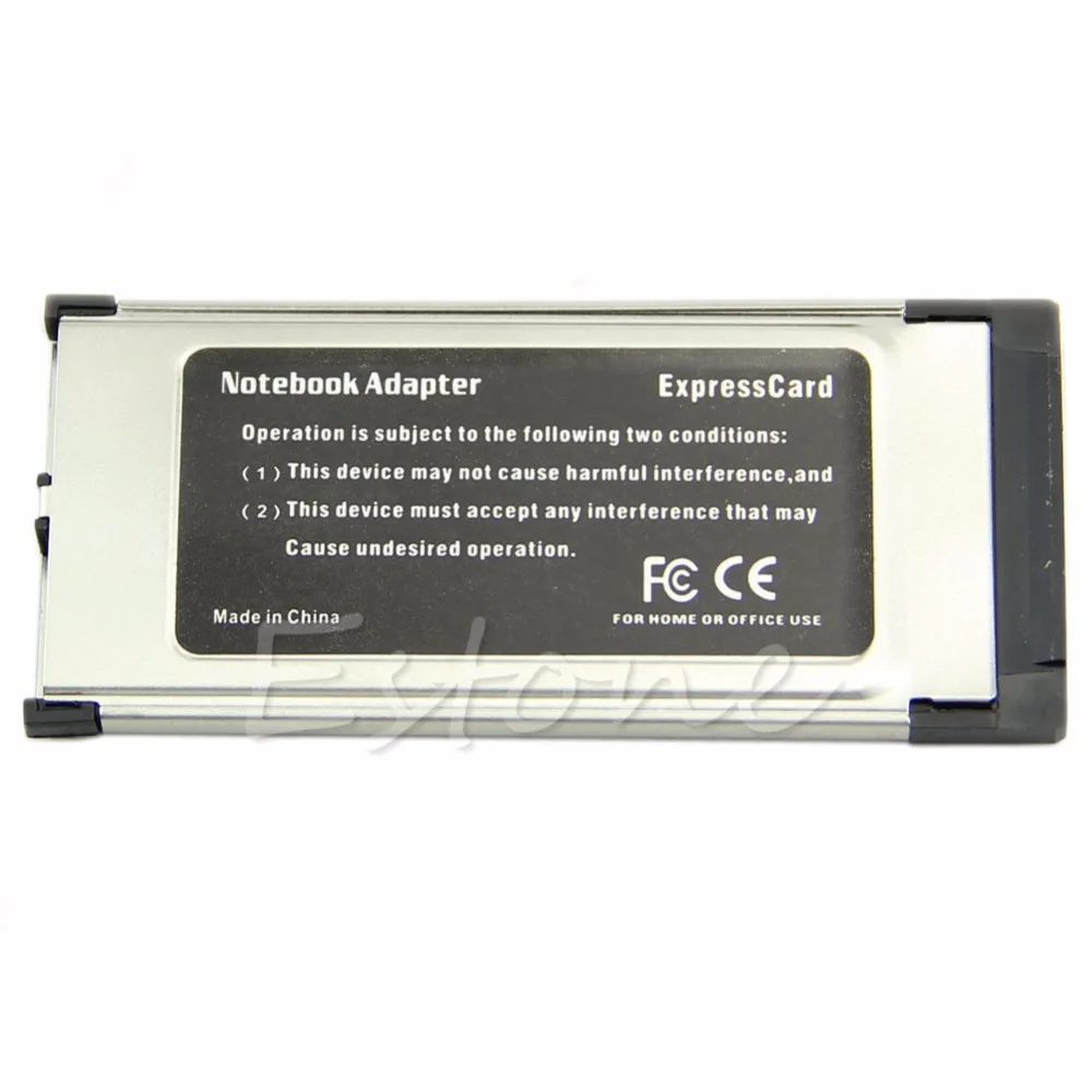 2 Порты и разъёмы USB 3,0 Express Card, ExpressCard 34 мм/54 мм скрытый адаптер для ноутбука