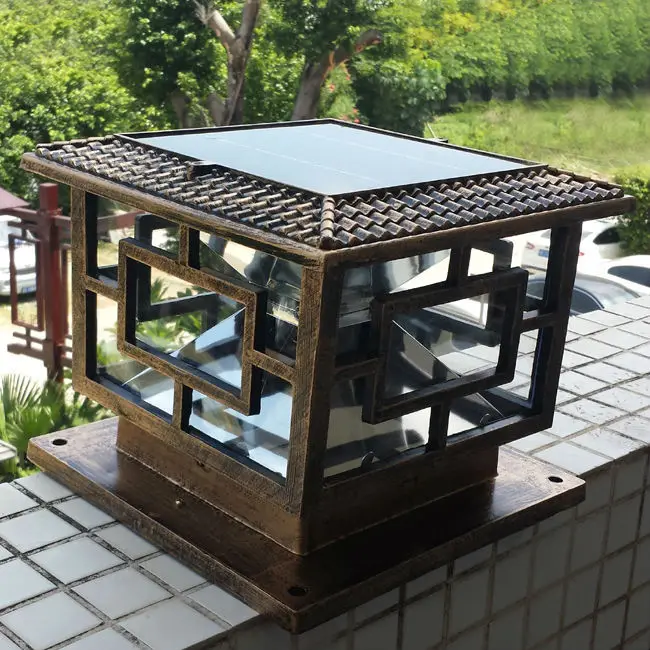 LED lighting source long working time solar pillar light D25*H22cm Garden Sets Free shipping dropshipping LED lighting source long working time solar pillar light D25*H22cm Garden Sets Free shipping dropshipping