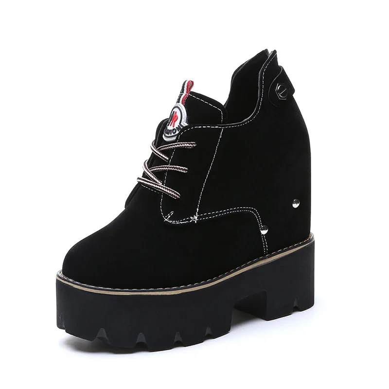 

Women Casual Shoes 2019 Spring Autumn Women Flat Shoes High Top Fashion Female Height Increasing Platform Women Sneakers