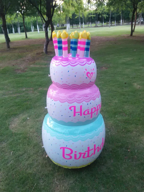 1.8meter inflatable birthday cake (5)