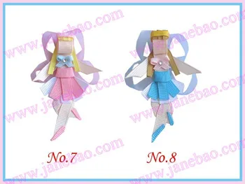 

free shipping 50pcs Sculpture hair clips girl bug Sculpture clippies angel ant Bee ribbon sculptures A