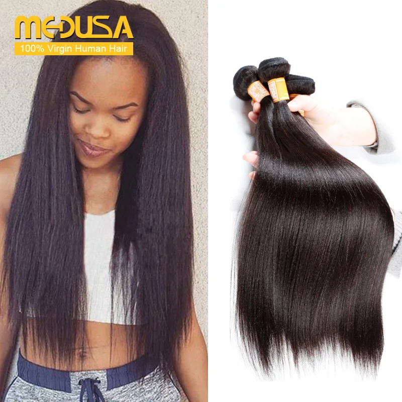 One Bundle Peerless Peruvian Light Yaki Straight Virgin Hair 8 30