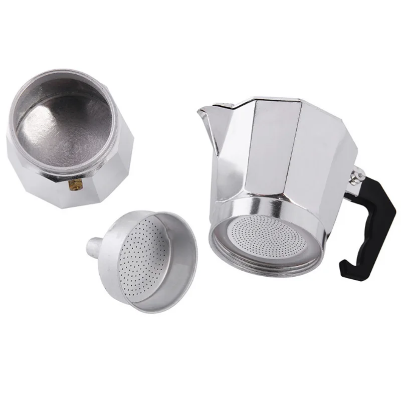 Stainless Steel Moka Coffee Maker Mocha Italian Top Moka Cafeteira Expresso Latte Stovetop Filter Coffee Pot Percolator  (5)