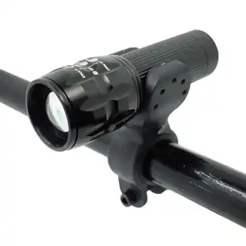 

Mini Portable Bike Light Led Front Bicycle Lights Zoom Flashlight Q5 LED AAA Torch Cycling Flash Light with Bicycle Mount Holder