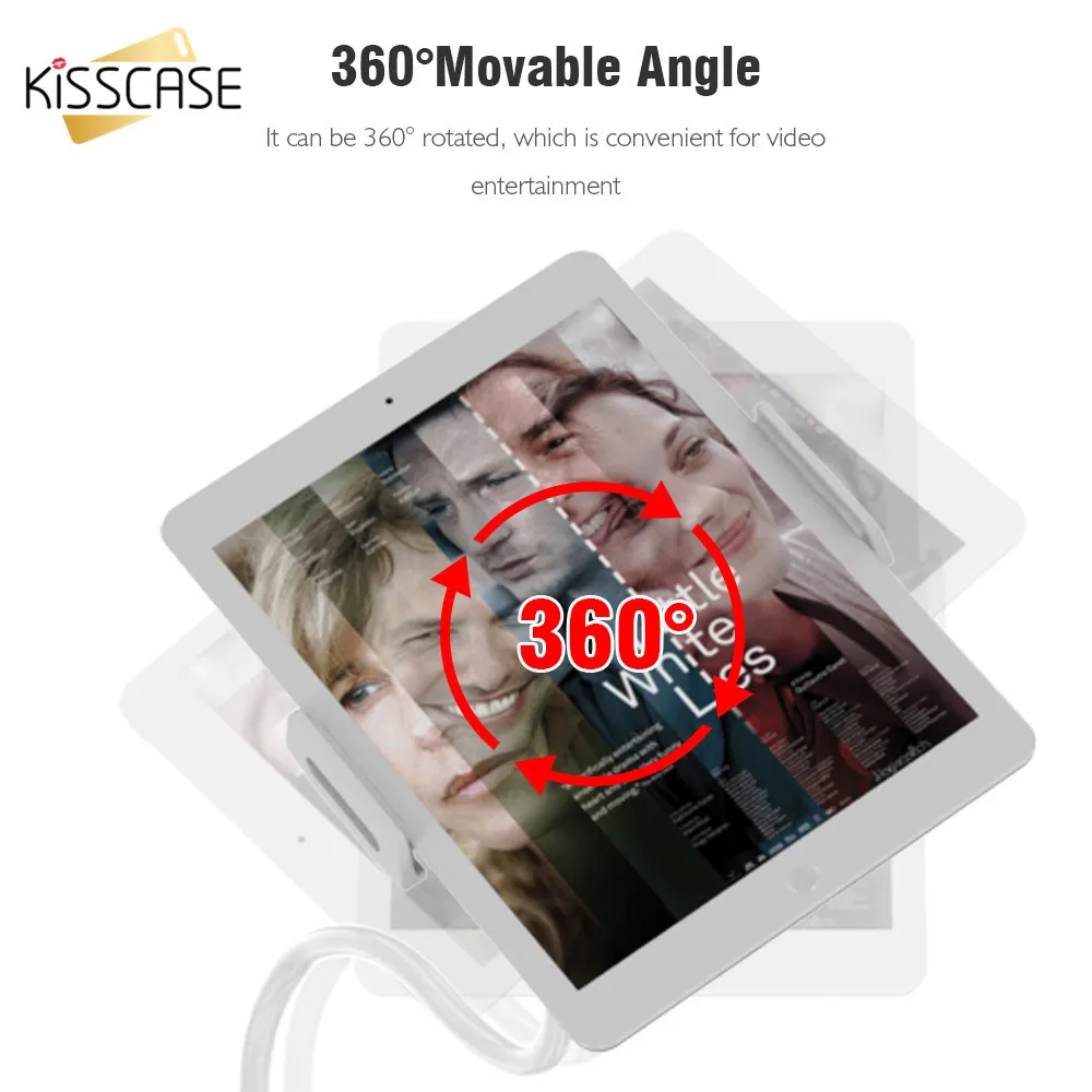 KISSCASE универсальный держатель телефона стенд для iPhone samsung huawei iPad стол Tablet PC стоит