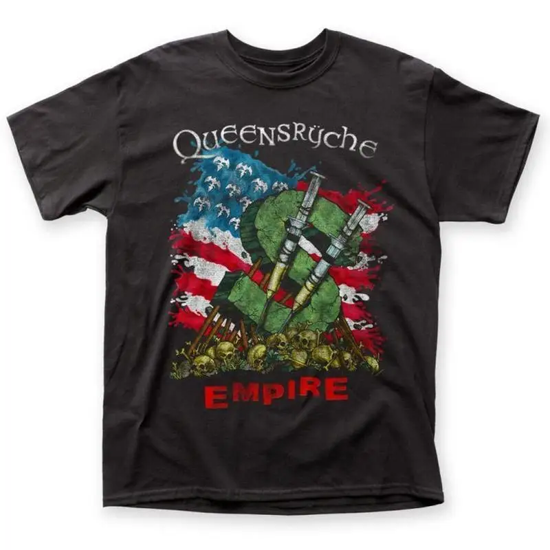 QUEENSRYCHE футболка Империя тур новые аутентичные S-2XL Летняя мужская мода Tee, удобная футболка, повседневное короткий рукав TEE