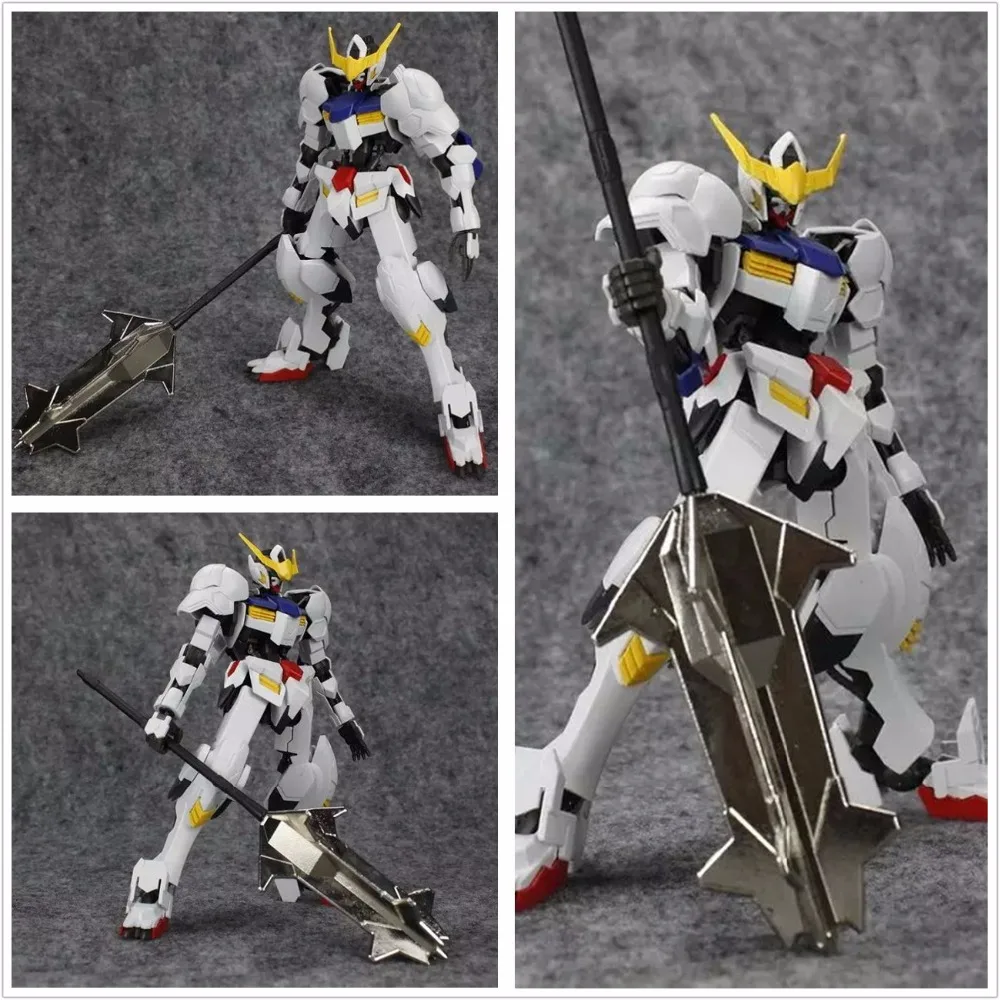 

Metal Weapon Hammer Spear Silver or Grey for Bandai TV 1/100 MG ASW-G-08 Barbatos Gundam