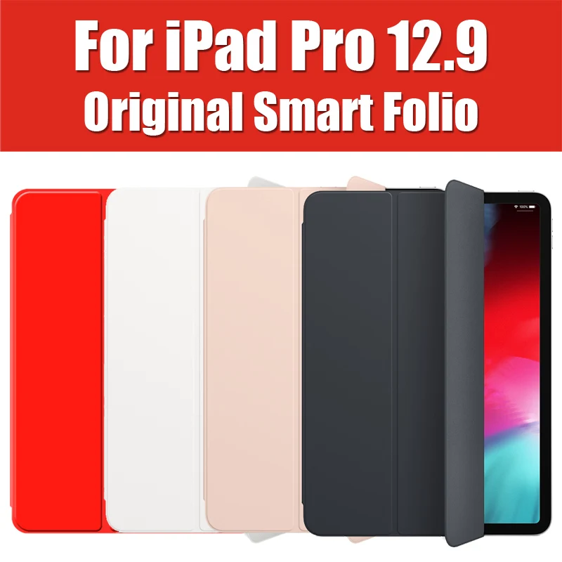 Acheter MRX72FE un portefeuille intelligent de Style Original pour iPad Pro 12.9 2018 étui à rabat en cuir magnétique