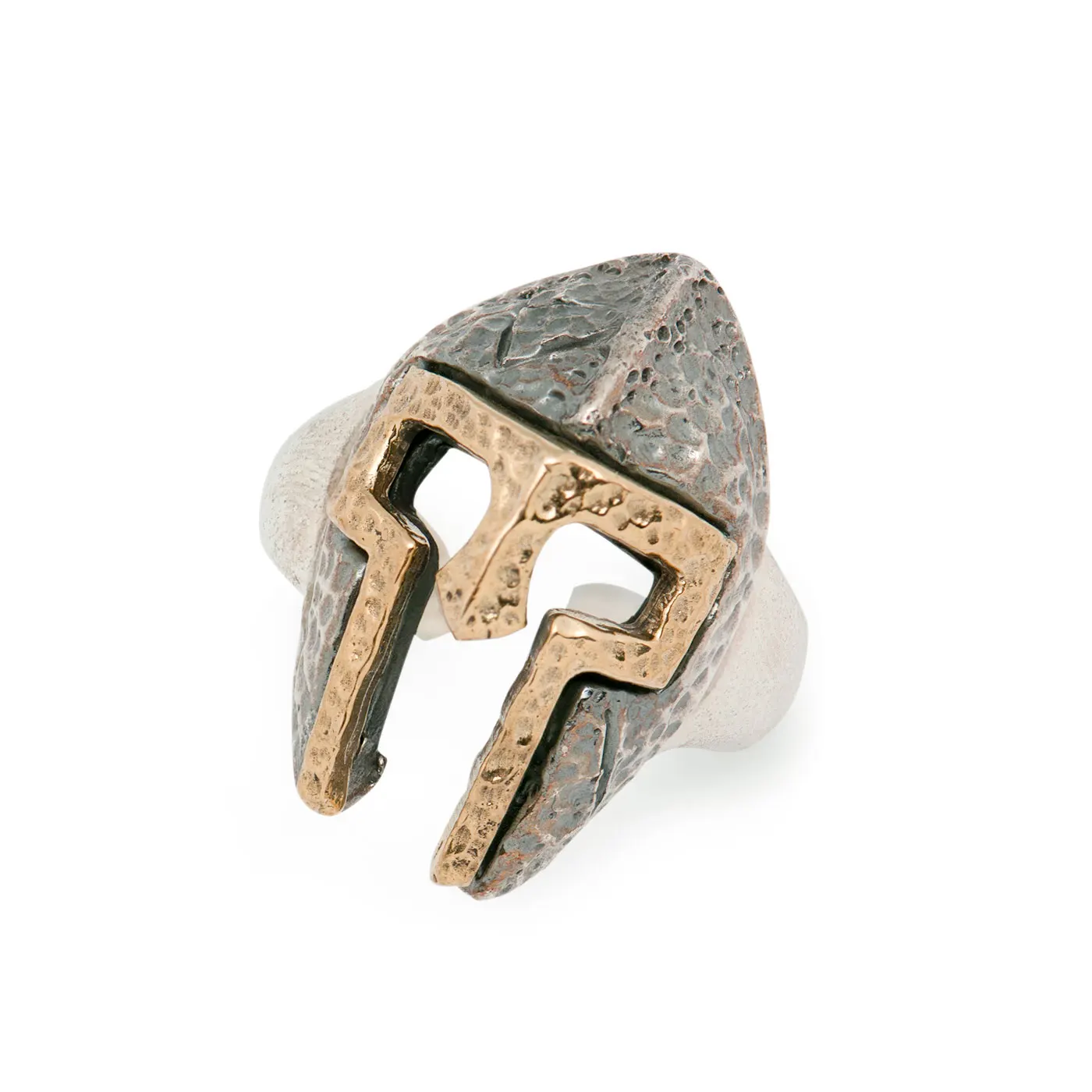 

Vintage Sparta Mask 925 Sterling Silver Adjustable Men Ring