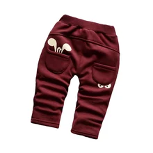 Хлопковые детские штаны-шаровары г., осенние и зимние плотные теплые детские штаны с рисунком из мультфильма штаны для мальчиков и девочек от 1 до 3 лет